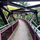 山中温泉さんぽ｜こおろぎ橋からあやとりはしへ、菊の湯のある温泉街を歩く
